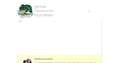 Desktop Screenshot of barrowcommunityfoundation.org