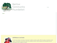 Tablet Screenshot of barrowcommunityfoundation.org